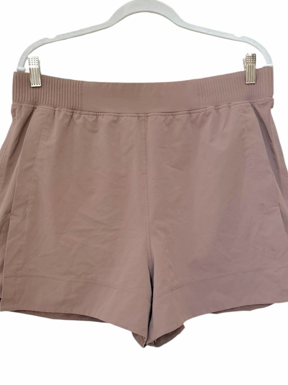 Lululemon Stretch Woven Relaxed-Fit High-Rise 4" Shorts Taupetastic Size XL - Picture 2 of 12
